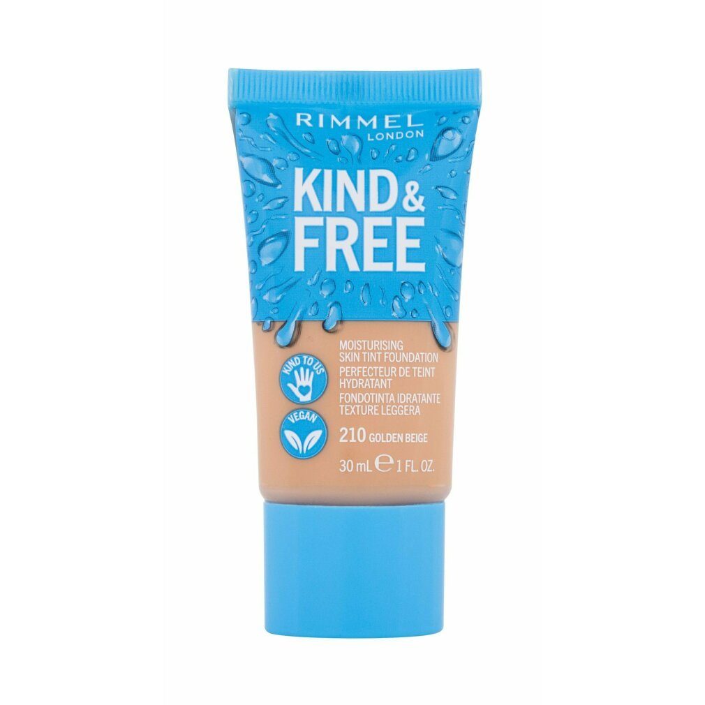 Rimmel Foundation London Kind y Free Tint Foundation 210-Golden Beige