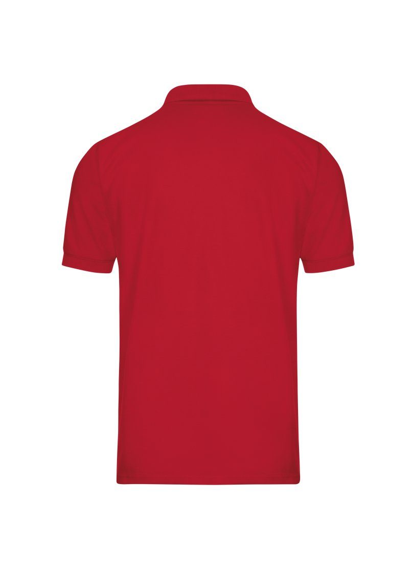 Trigema Poloshirt TRIGEMA Piqué-Qualität in kirsch Poloshirt