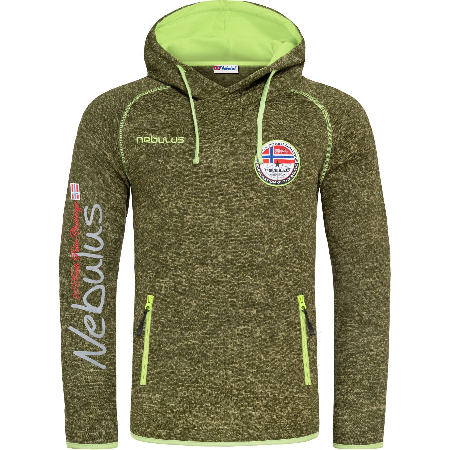 Nebulus Hoodie MILL, P5048 - Herren, grün, XL