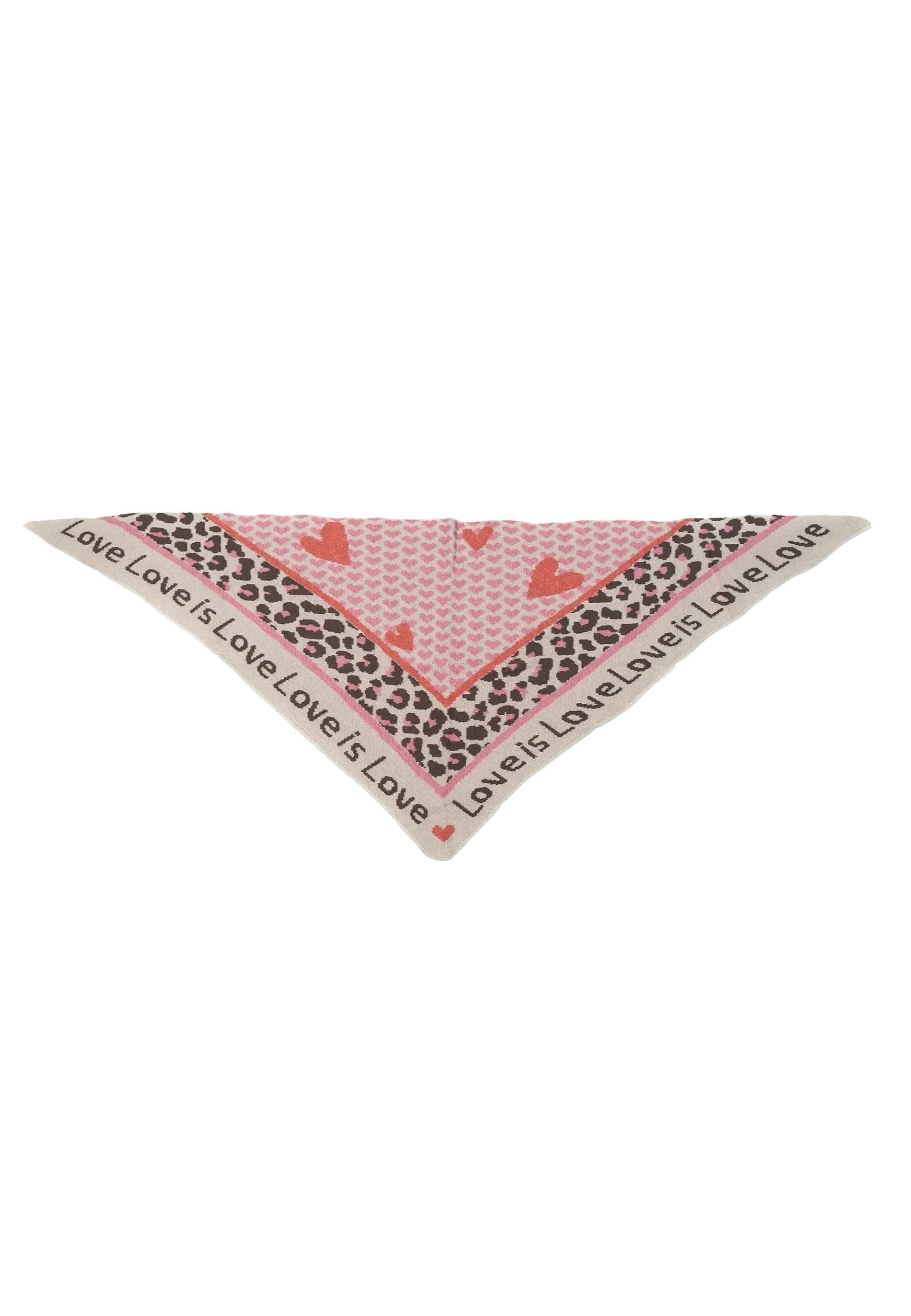 Faera Modeschal Animal Love Dreieckstuch elastischer Strick Leo Muster, 814 günstig online kaufen