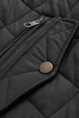 Next Steppjacke Jacke mit Cordkragen und Rautensteppung (1-St)