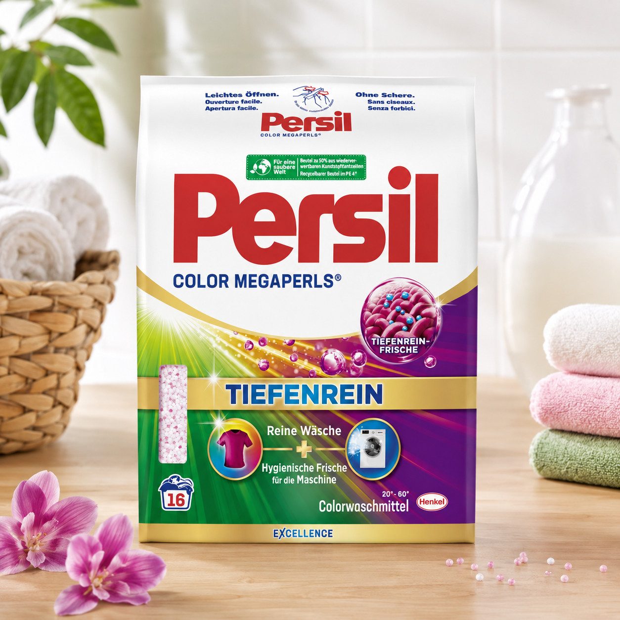 Persil Persil Colorwaschmittel Megaperls 16 WL Colorwaschmittel