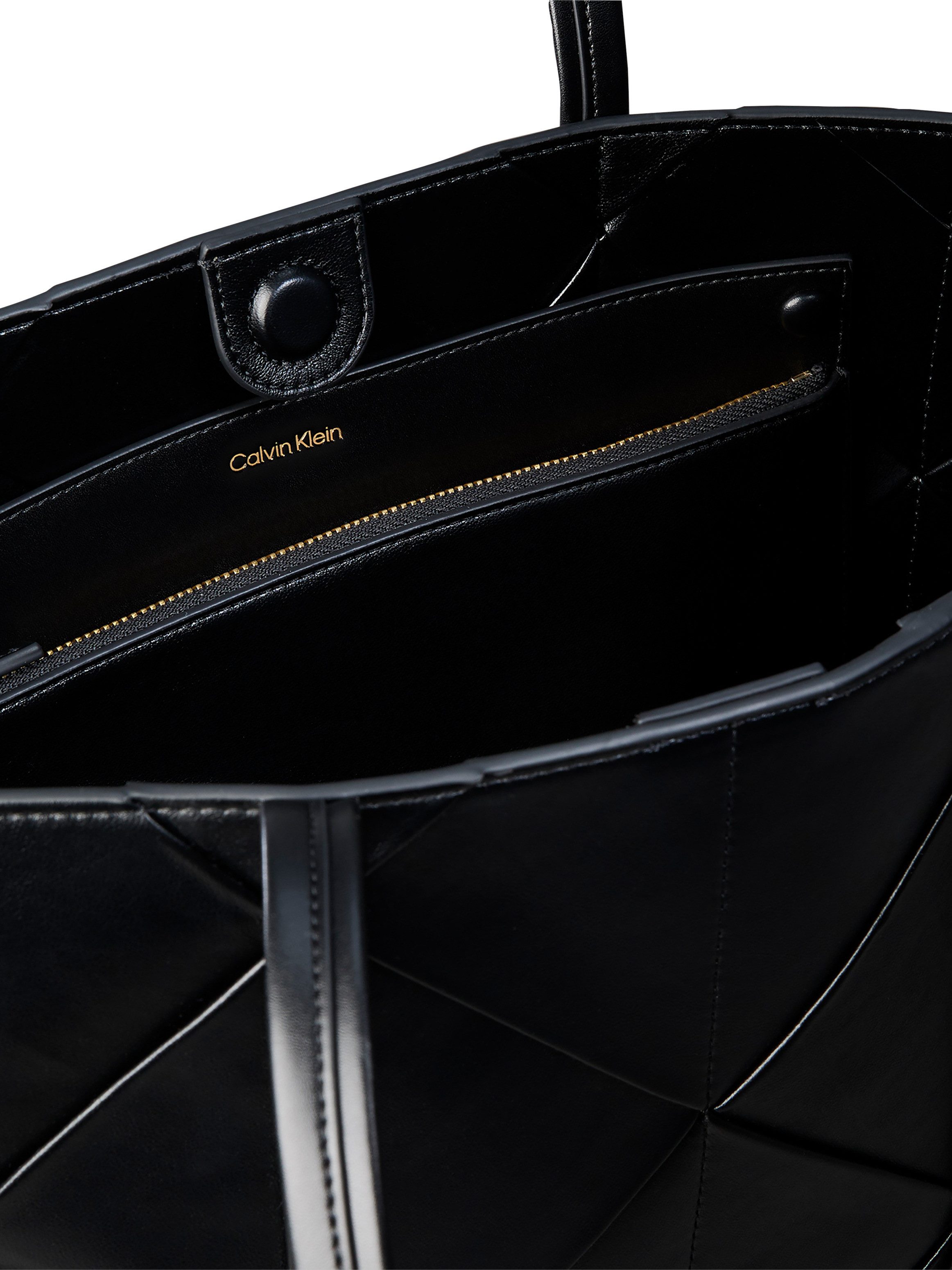 Calvin Klein Tragetasche WOVEN MEDIUM CARRYALL (2-tlg), Shopper, große Umhängetasche, Schultertasche