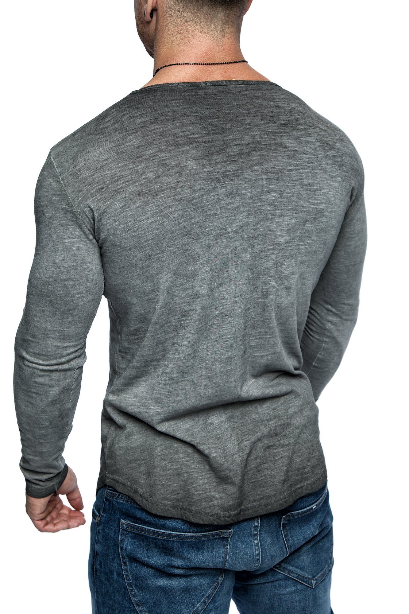 Amaci&Sons Rundhalsshirt FRISCO Langarmshirt – Bild 4 von 4
