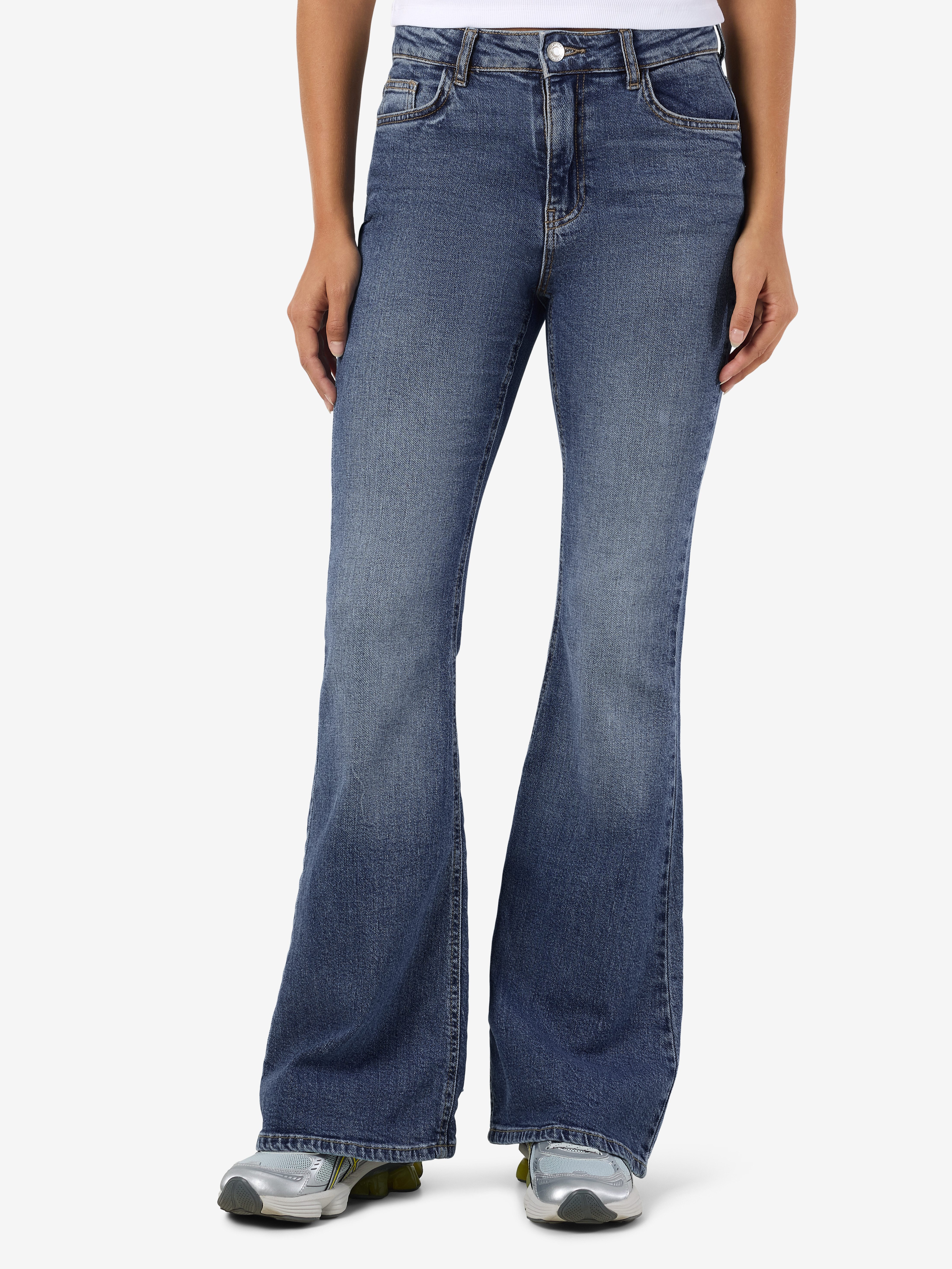 Noisy may Bootcut-Jeans NMKAREEN HW FLARE LEG JEANS AZ436MB NOOS günstig online kaufen