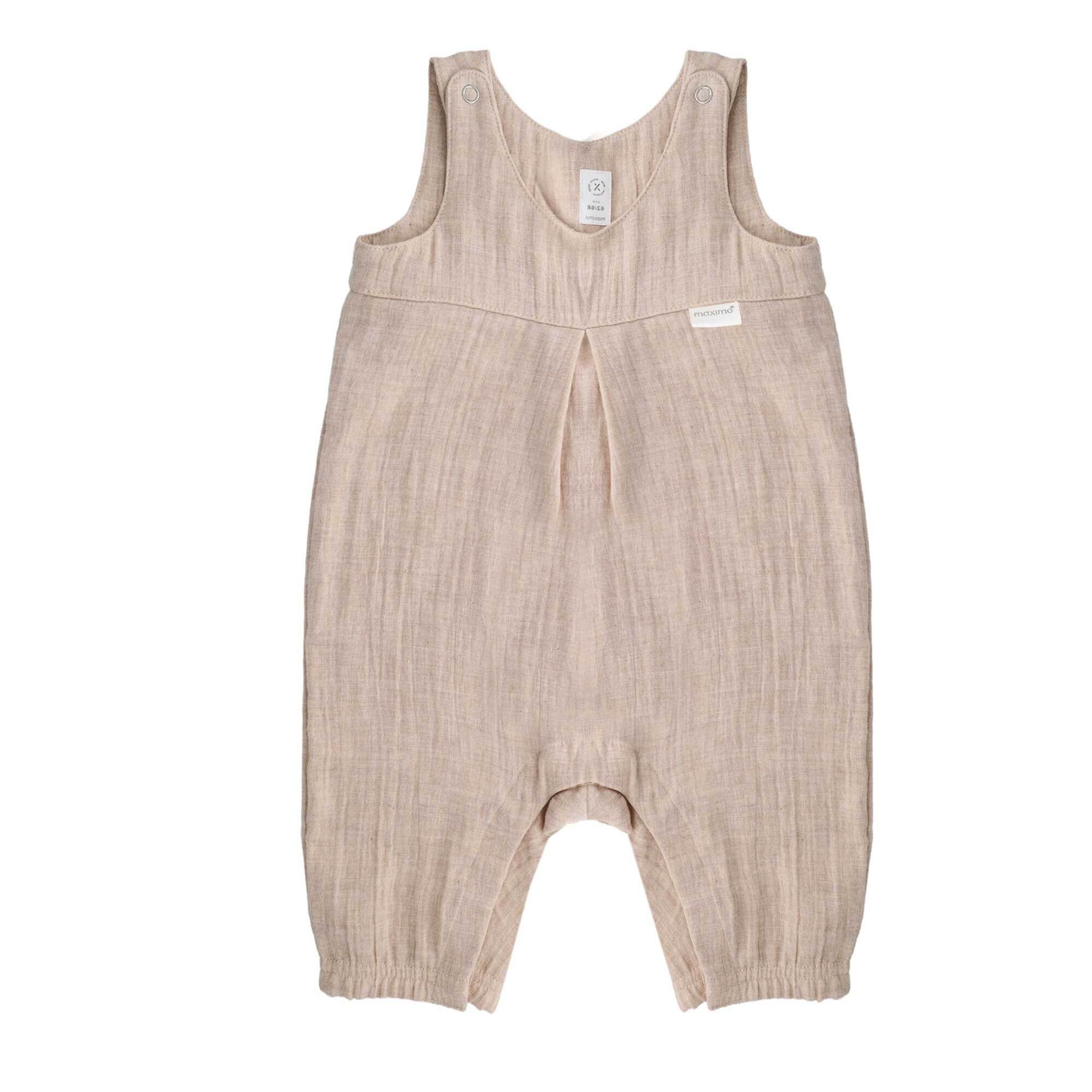Overall GOTS BABY-Overall, Musselinstoff, Windelöffnung