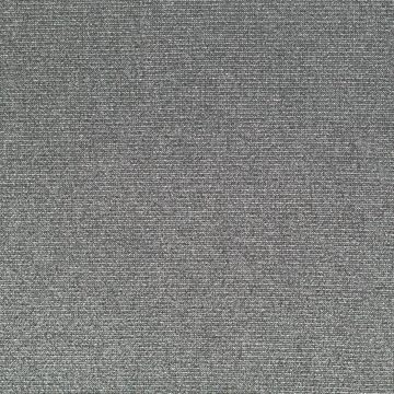 SCHÖNER LEBEN. Stoff Jersey Lurex Glamour uni silberfarbig dunkelgrau1,40m Breite, pflegeleicht