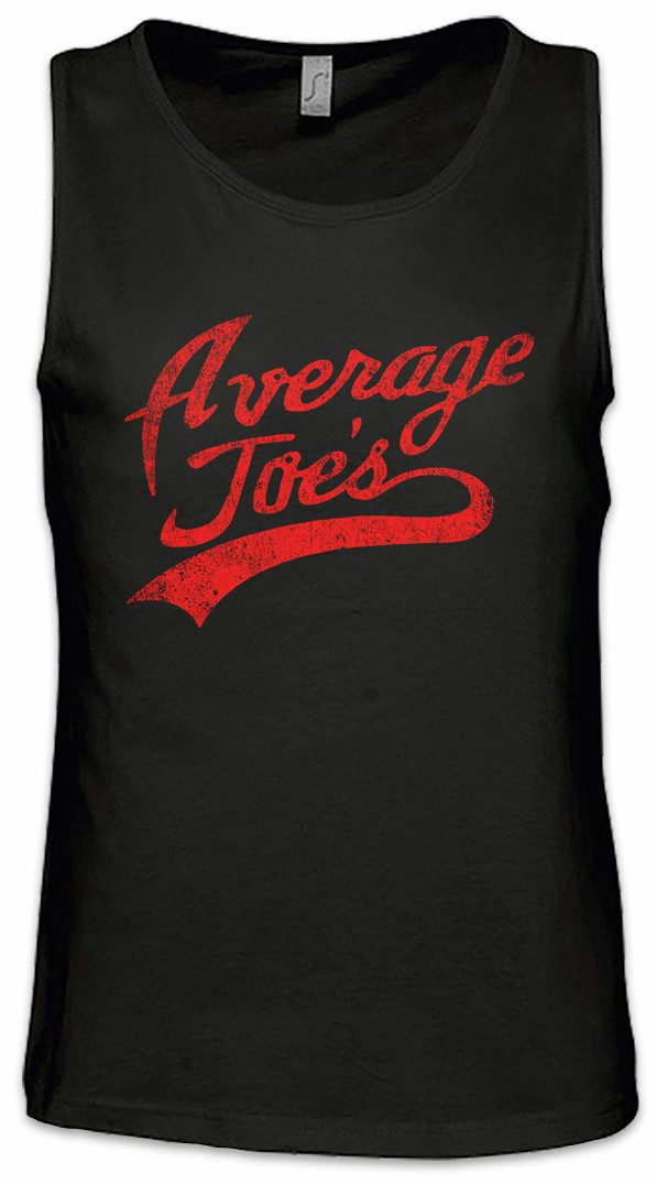 Urban Backwoods Tanktop Average Joe's Gymnasium II Ärmelloses T-Shirt Voll auf die Fitness Dodgeball Symbol Logo Club