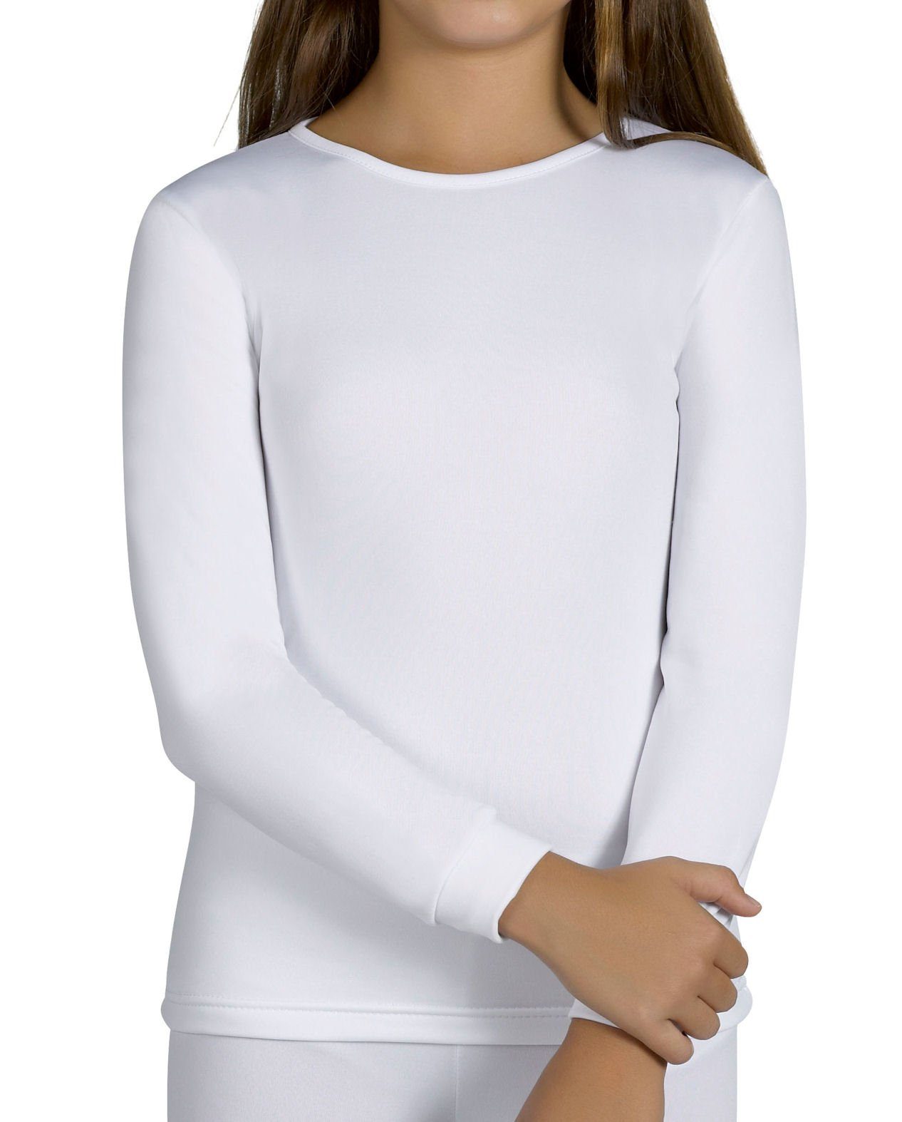 YSABEL MORA Unterhemd Ysabel Mora Kinder Thermo Unterhemd Langarm weiß (Set, 1-St., Garnitur)