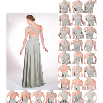 B.X Abendkleid Damen-kleid Partykleid ärmellose Sommerkleid vielseitige Wickelkleid Festliches Neckholder-Maxi-Cocktailkleid rückenfreiem V-Ausschnitt