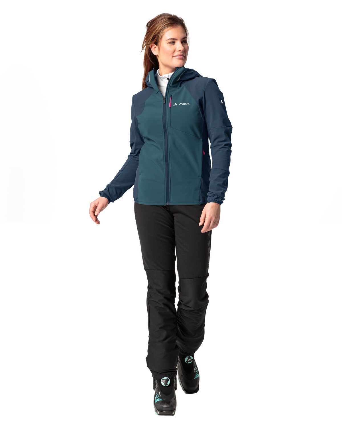 VAUDE Outdoorjacke Women's Larice Klimaneutral IV kompensiert mallard green Jacket (1-St)