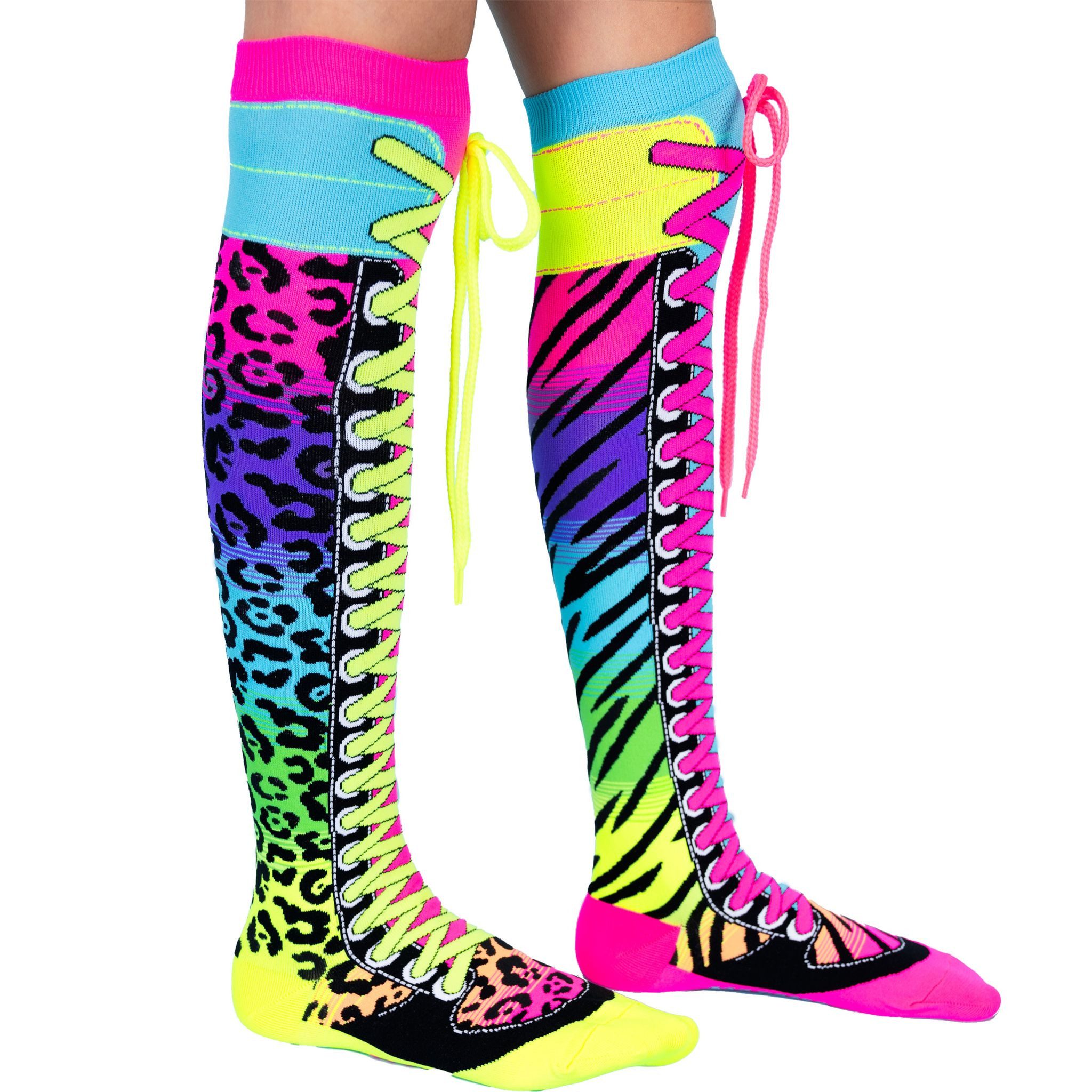 Heinrich Bauer Socken Neon-Safari-Socken für Kinder und Erwachsene