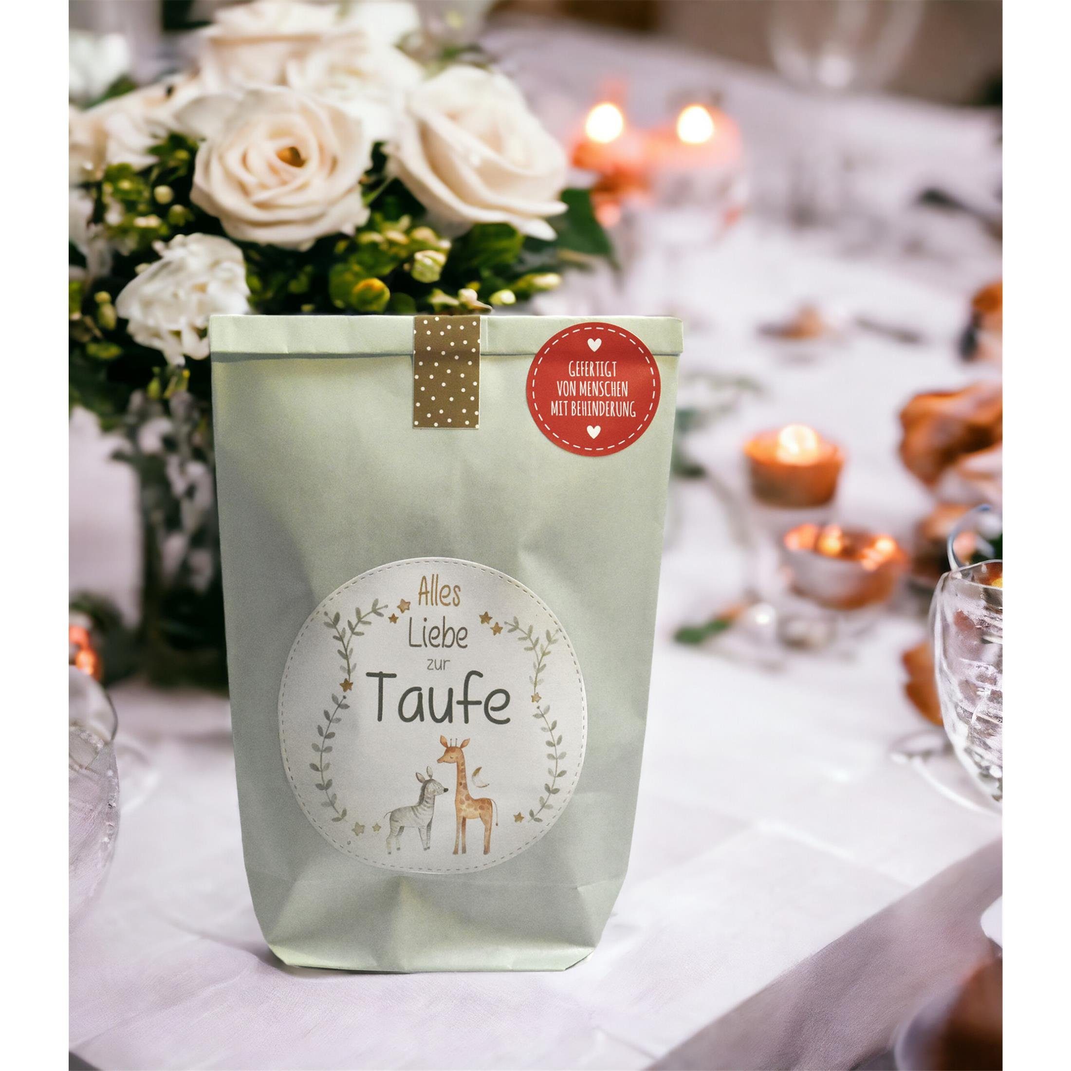 Wunderle Wundertüte Wundertüte Zur Taufe mit lieben Wünschen, Mitbringsel, Geschenk, Geschenkidee zur Taufe