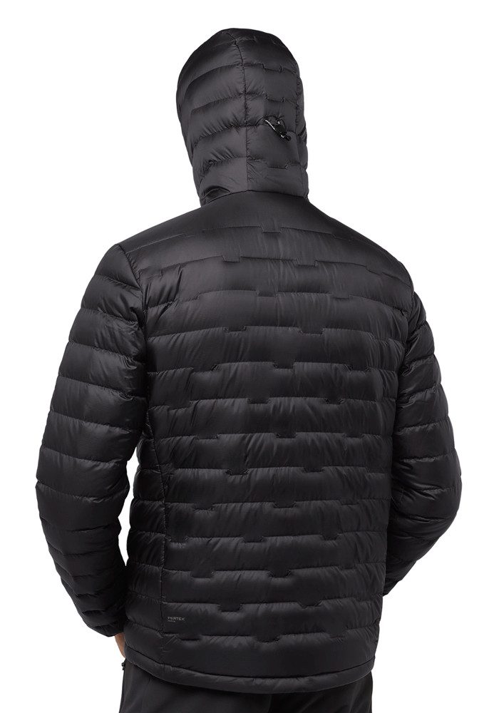 Jack Wolfskin Daunenjacke PASSAMANI DOWN HOODY M RDS wind- und wasserdicht, mit wasserabweisenden Reißverschlüssen – Bild 5 von 5