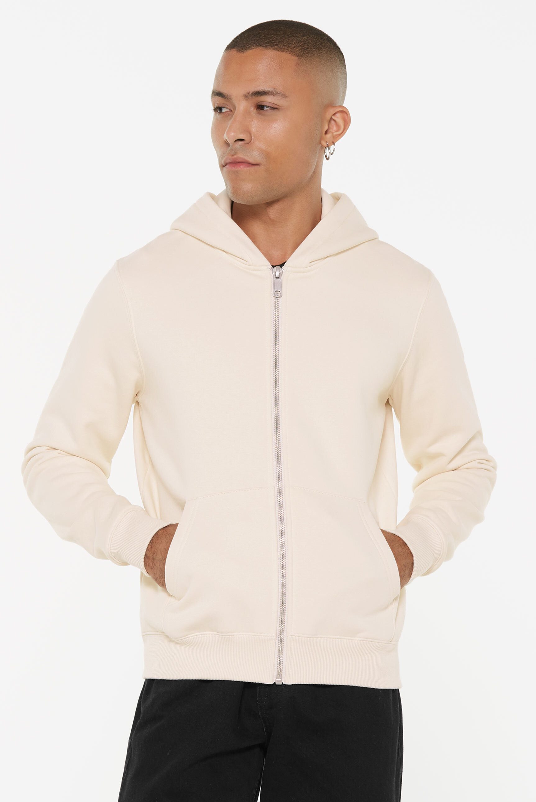 Harlem Soul Kapuzensweatjacke mit Baumwolle