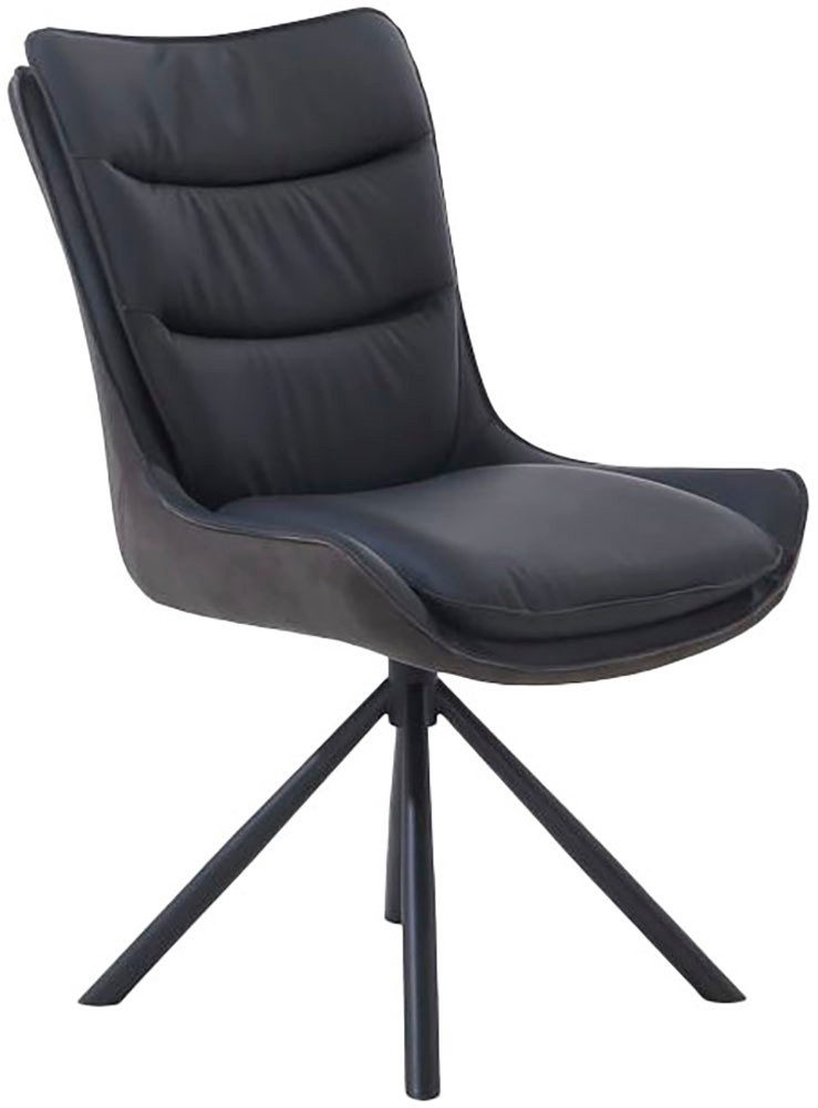 Jockenhöfer Gruppe Drehstuhl Maurice (Set, 2 St) (Set, 2 St), Echtleder, inklusive Drehfunktion (360), bis 150kg belastbar