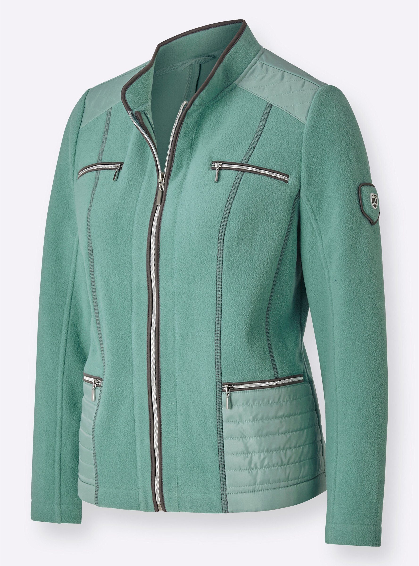 Fleecejacke Fleece-Jacke Langarm
