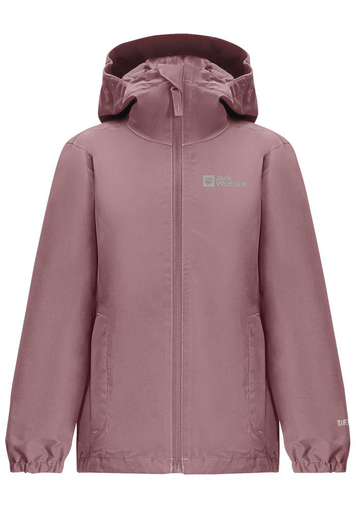 Verkaufsfläche Jack Wolfskin Regenjacke FLAZE K JACKET ash-mauve