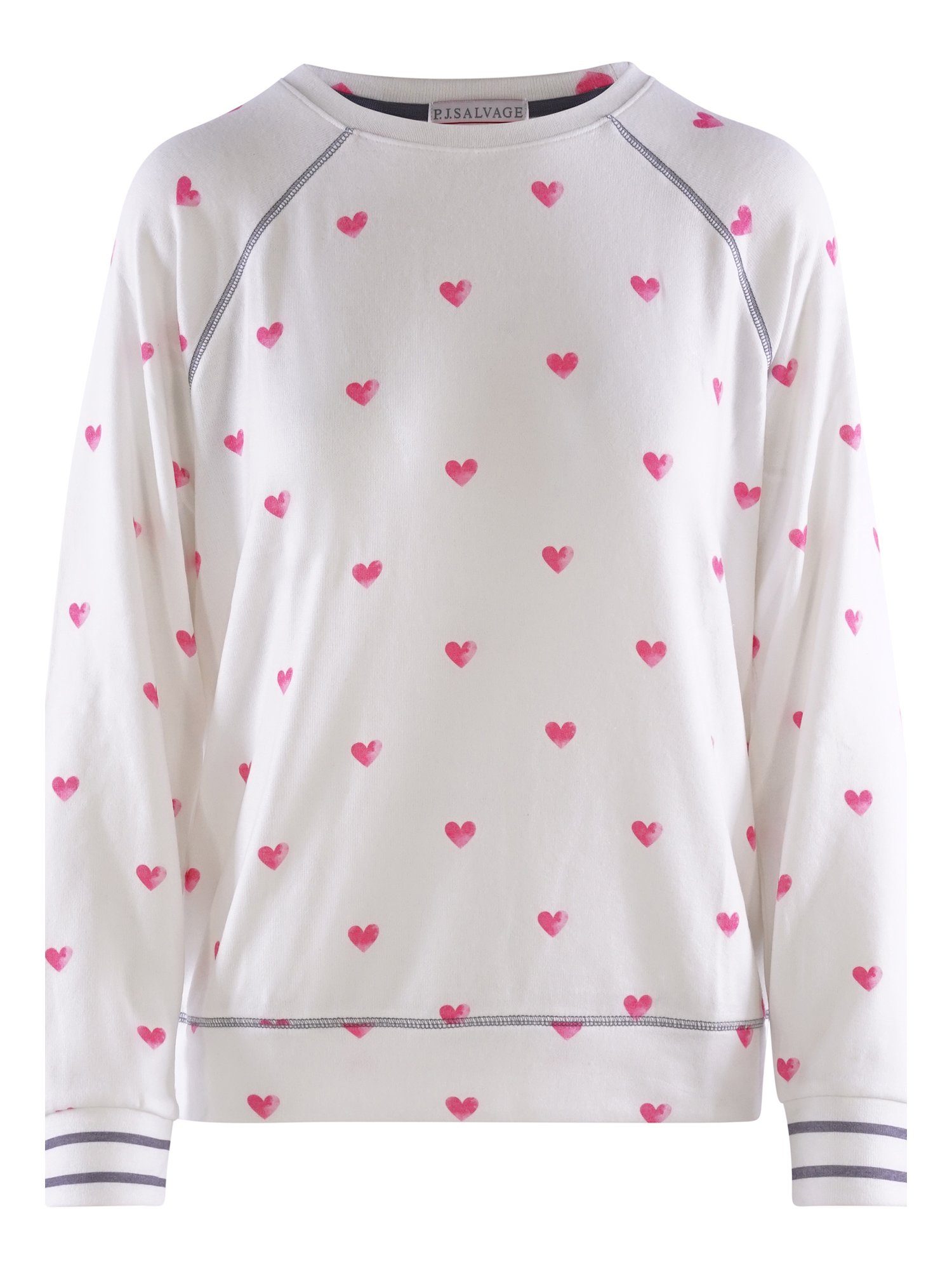 PJ Salvage Pyjamaoberteil Bright Stars & Brave Hearts schlaf-oberteil pyjama-oberteil top | Schlafshirts