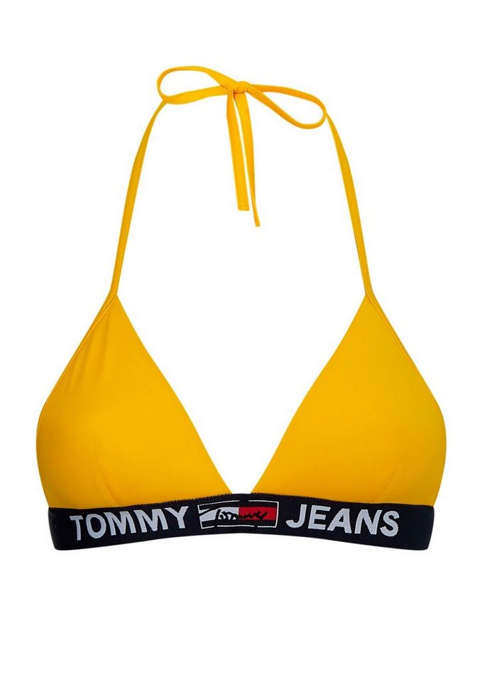 Bademode - Tommy Hilfiger Triangel Bikini Top, im sportlichem Design › gelb  - Onlineshop OTTO