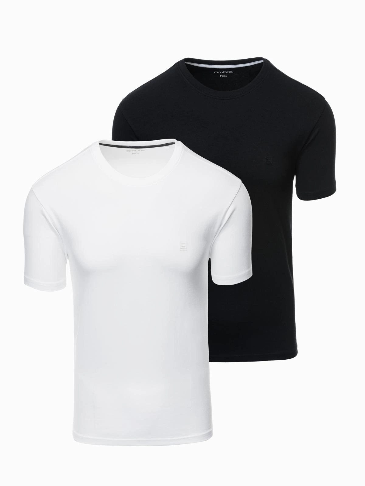 T-Shirt 2er Set T-Shirt für Herren mit Rundhalsausschnitt
