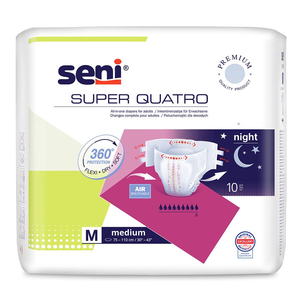seni Inkontinenz-Pants Seni Super Quatro Night Medium (1x10 Stück)