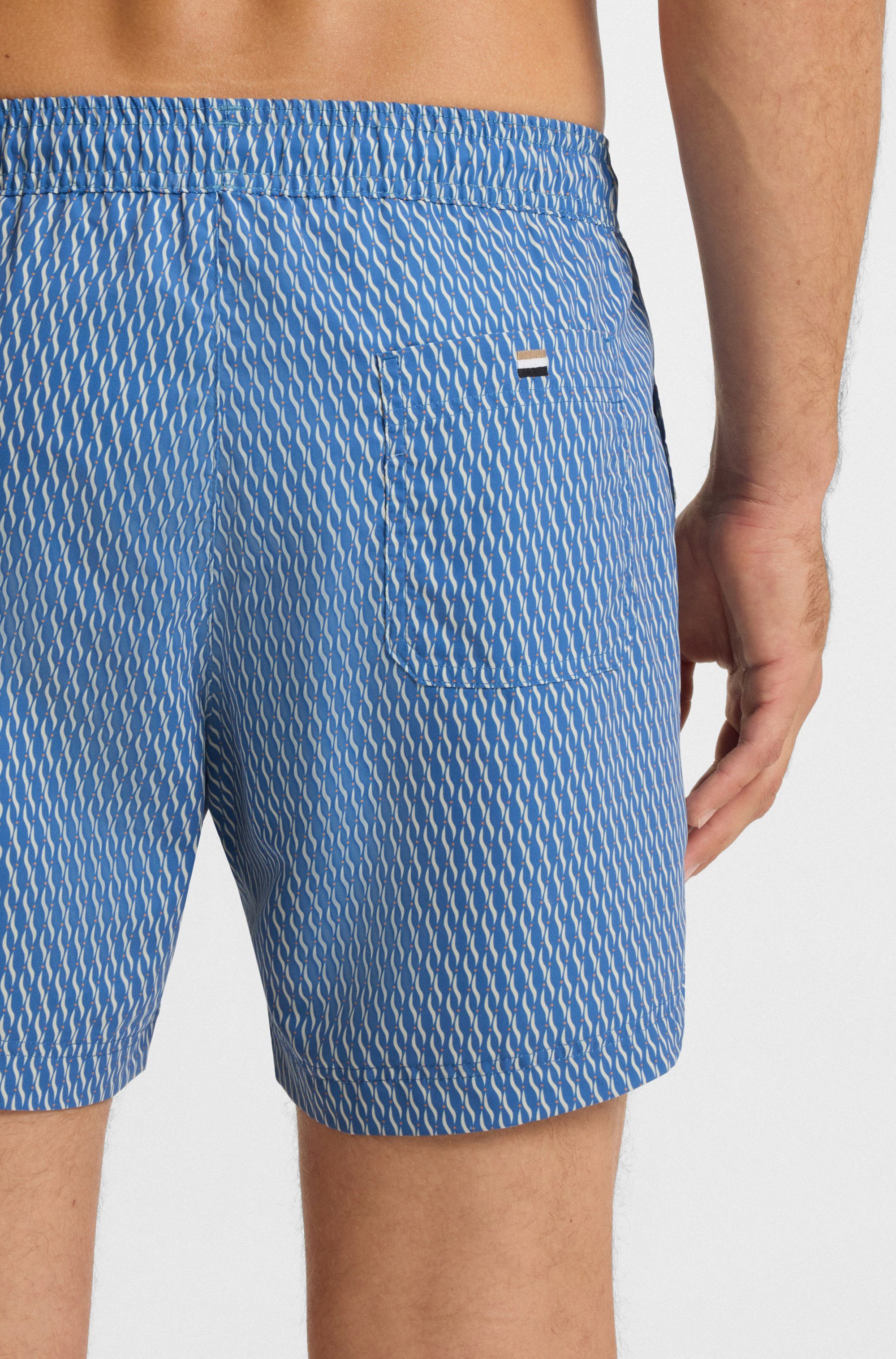 BOSS Badeshorts Vibe mit Allover-Druck