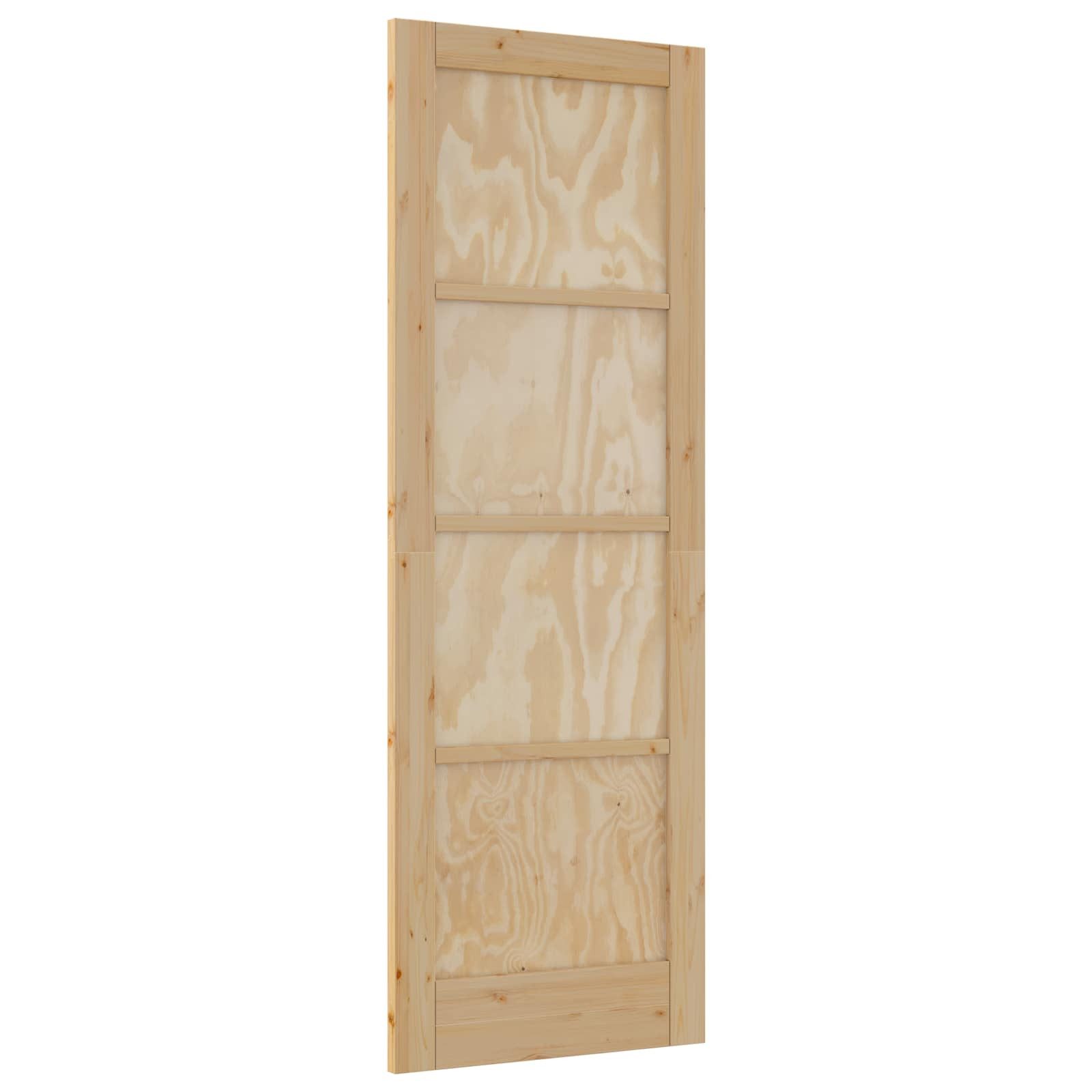 vidaXL Haustür Interior Tür Natur 73,5 x 211 cm Sperrholz (1-St)