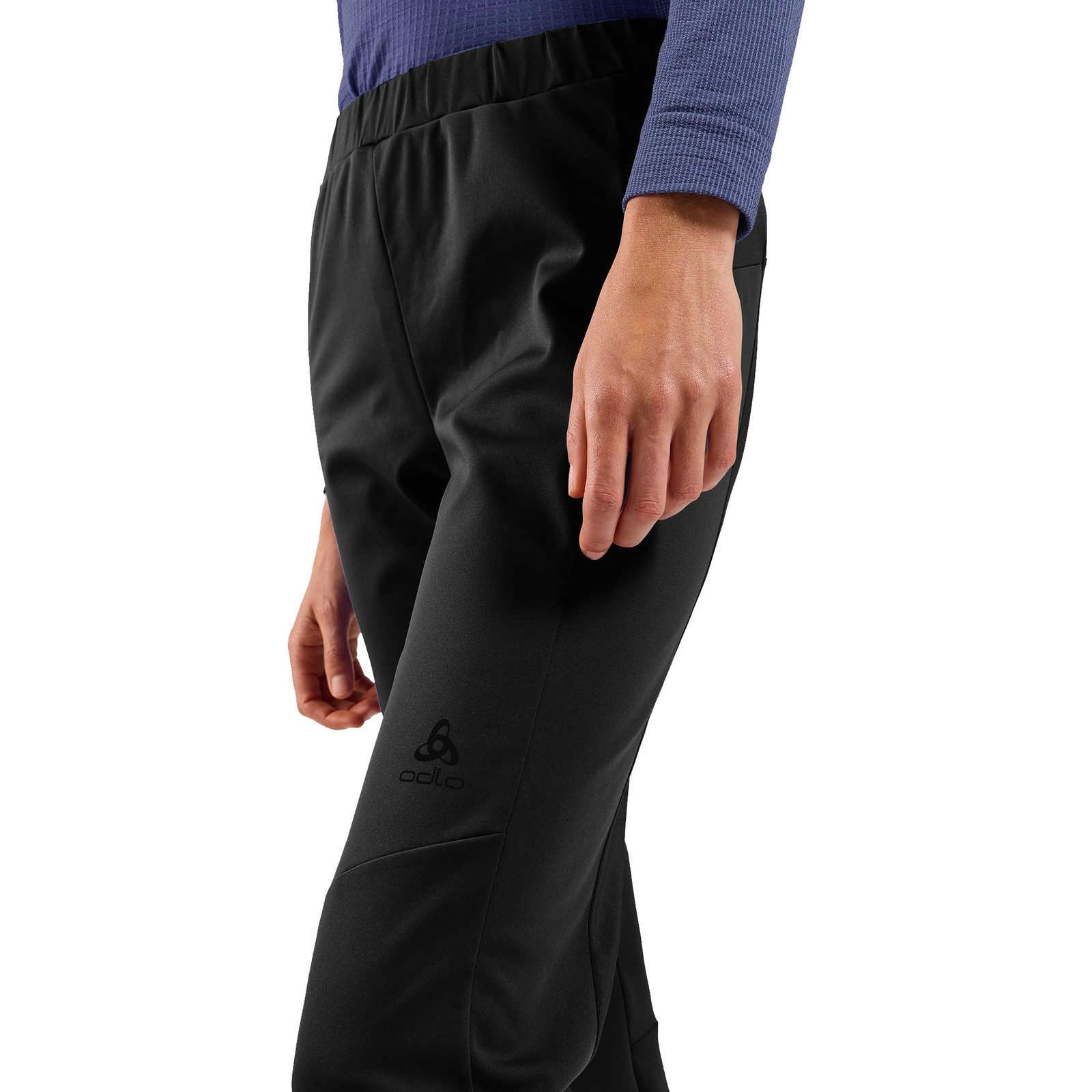 Odlo Softshellhose Essentials Warm mit Stretch-Einsätzen an den Beinrückseiten