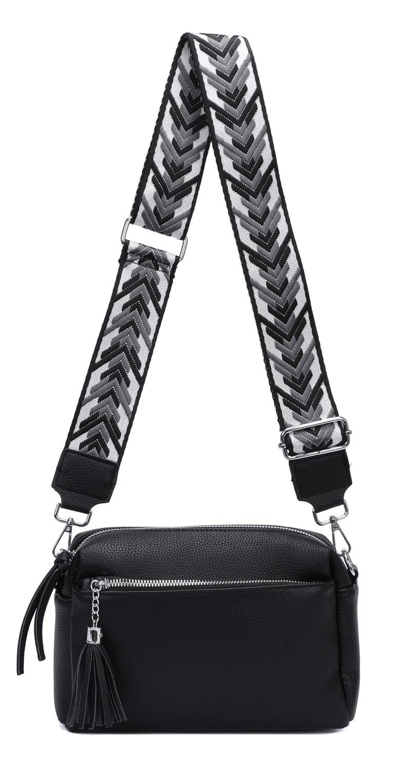 ITALYSHOP24 Schultertasche Damen Umhängetasche Brusttasche Cross günstig online kaufen