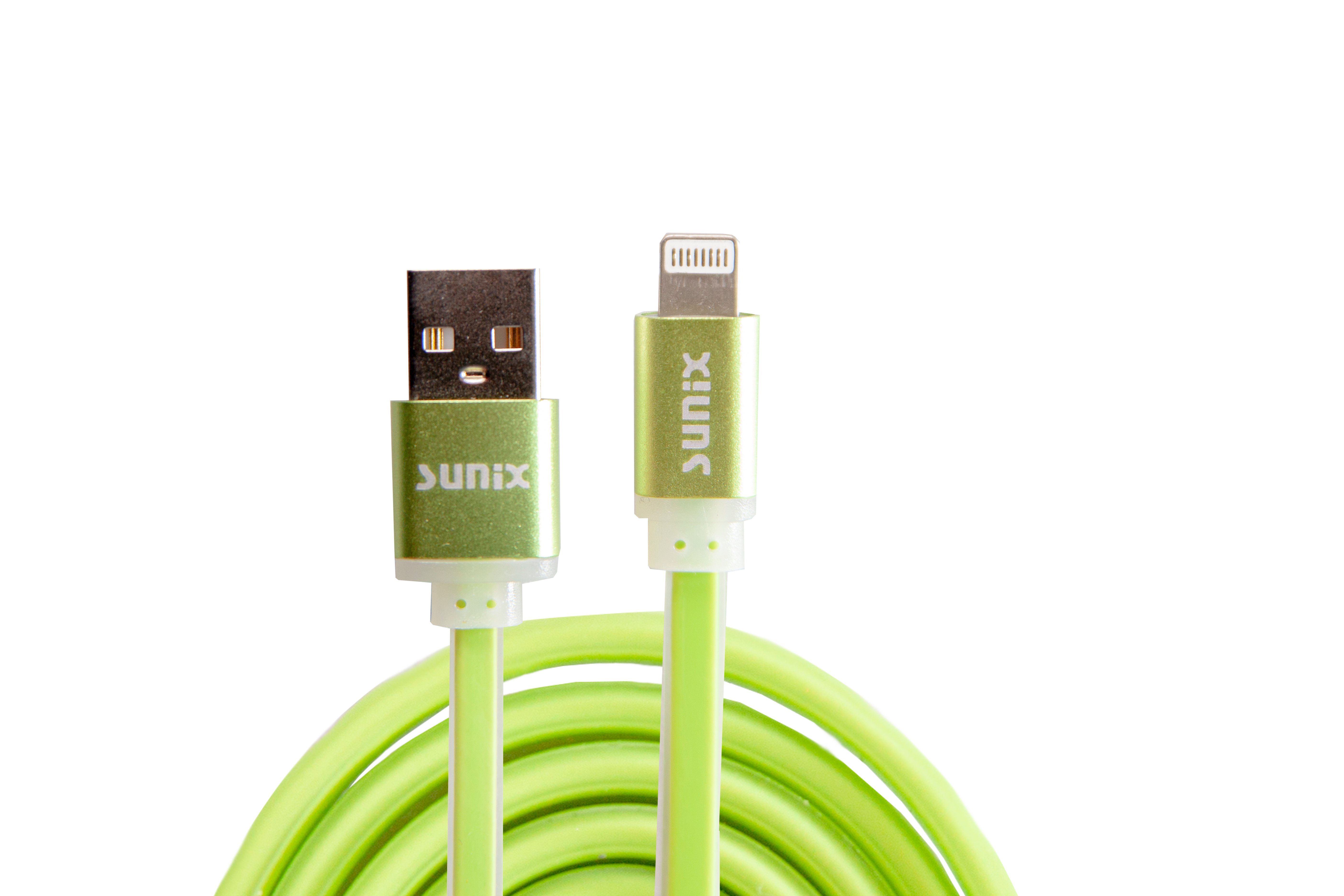 Sunix Sunix 1,2M Softtouch USB Ladekabel Datenkabel Ladegerät für iPhone USB-Kabel, Lightning