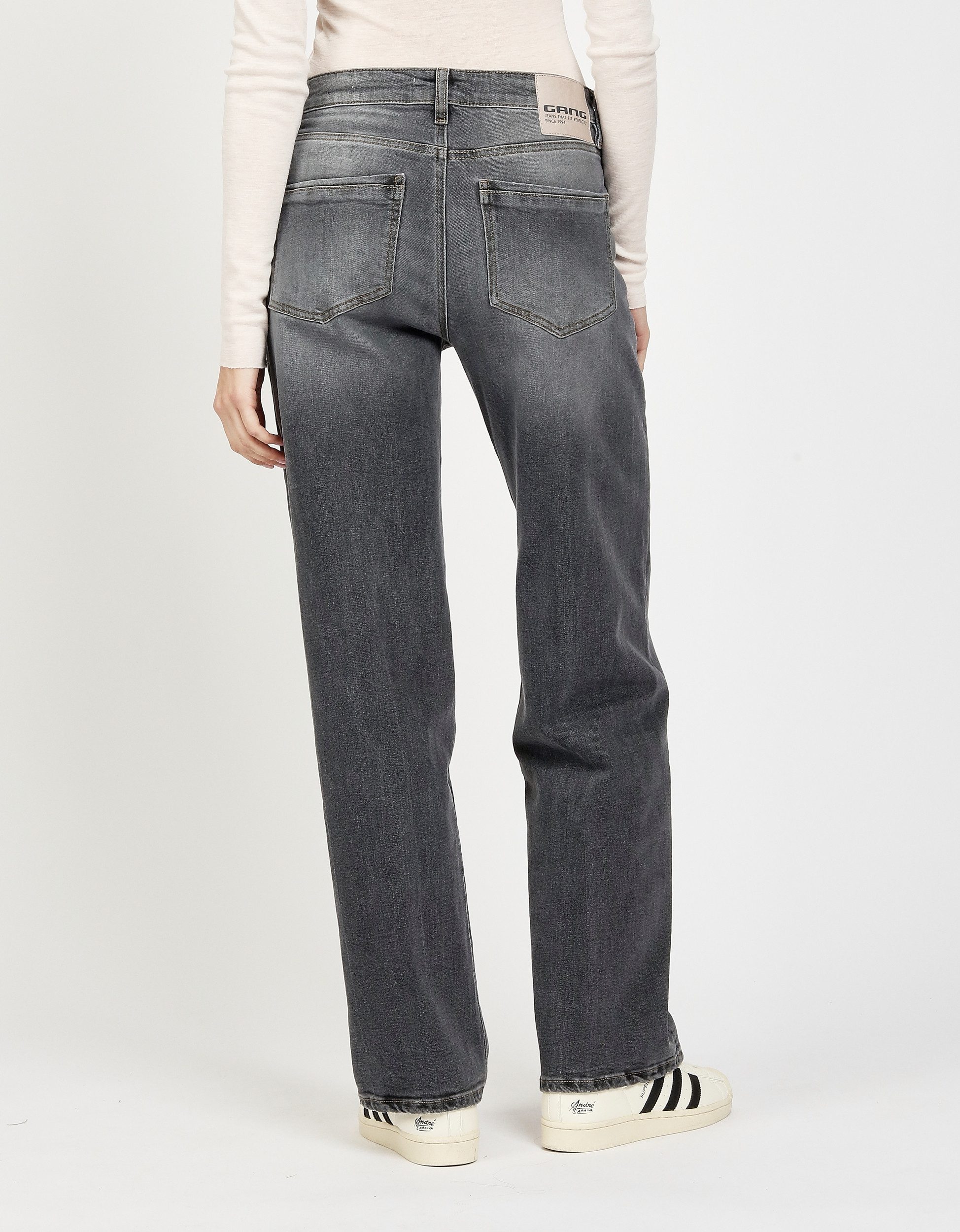 GANG Gerade Jeans - modische hochwertige graue Denim von GANG – Bild 4 von 5
