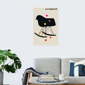 Posterlounge Poster Bo Lundberg, Los Angeles 69, Wohnzimmer Loft & Industrial Illustration