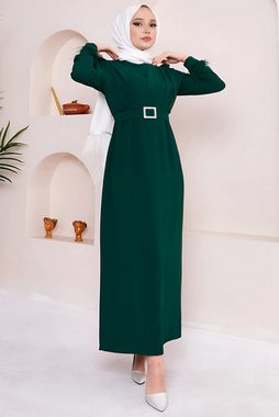 Modabout Maxikleid Langes Kleider Abaya Hijab Kleid Damen- NELB0007D4671ZMT (1-tlg)