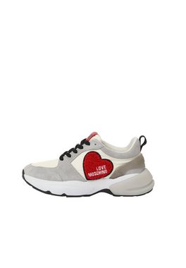 LOVE MOSCHINO Sneaker mit Herz-Patch Sneaker mit Label-Applikationen