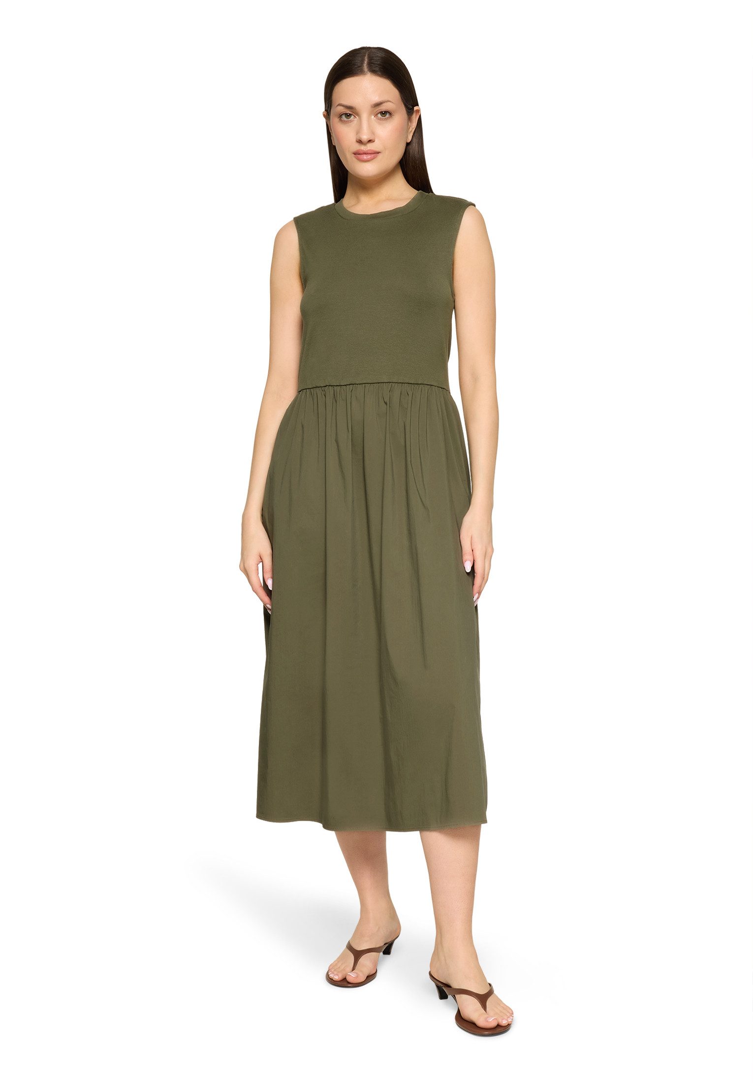 Cartoon Druckkleid Damen mit Eingrifftaschen