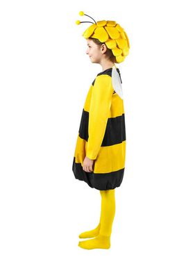 Maskworld Kostüm Biene Maja Kinderkostüm, Hochwertiges Lizenzkostüm der beliebten Biene aus der animierten TV-S