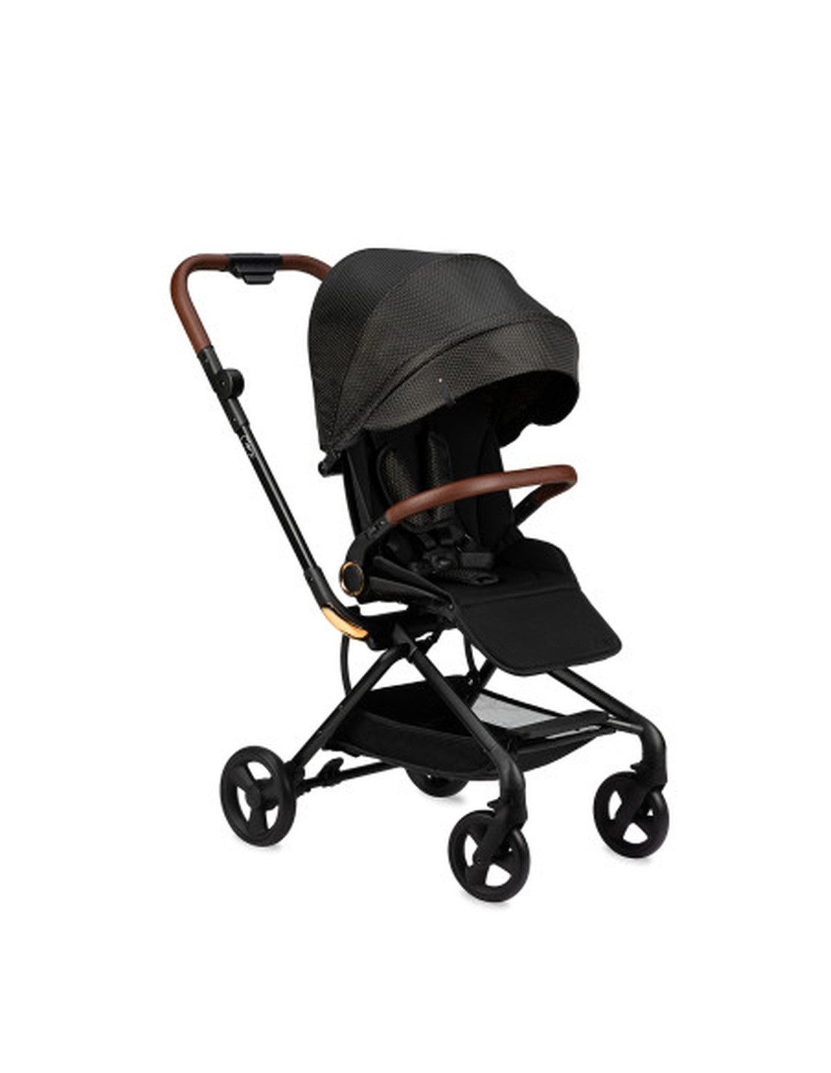 Kinder-Buggy MoMi ADELLE Kinderwagen schwarz, leicht, wendig