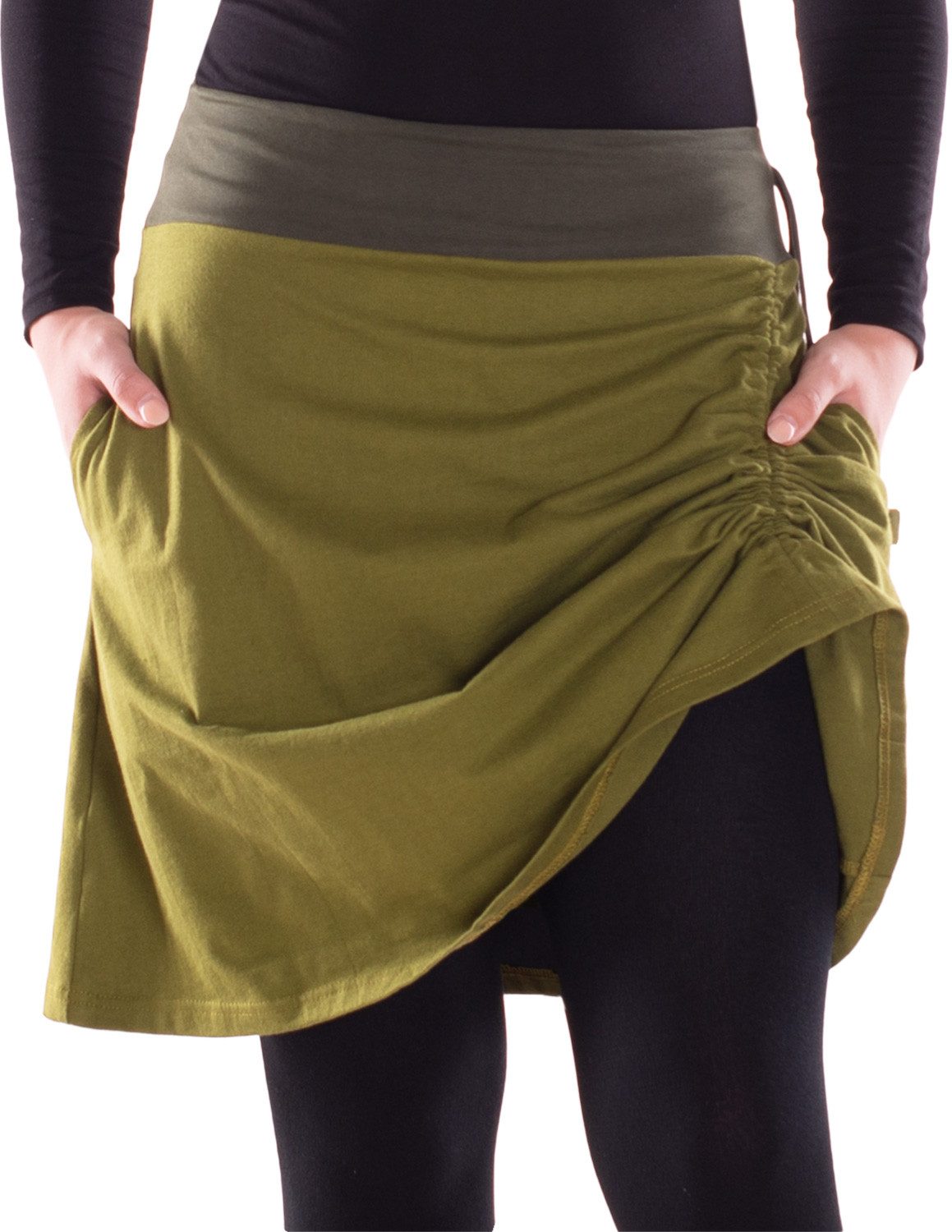 Vishes Jerseyrock Damen Rock Baumwolle casual günstig online kaufen