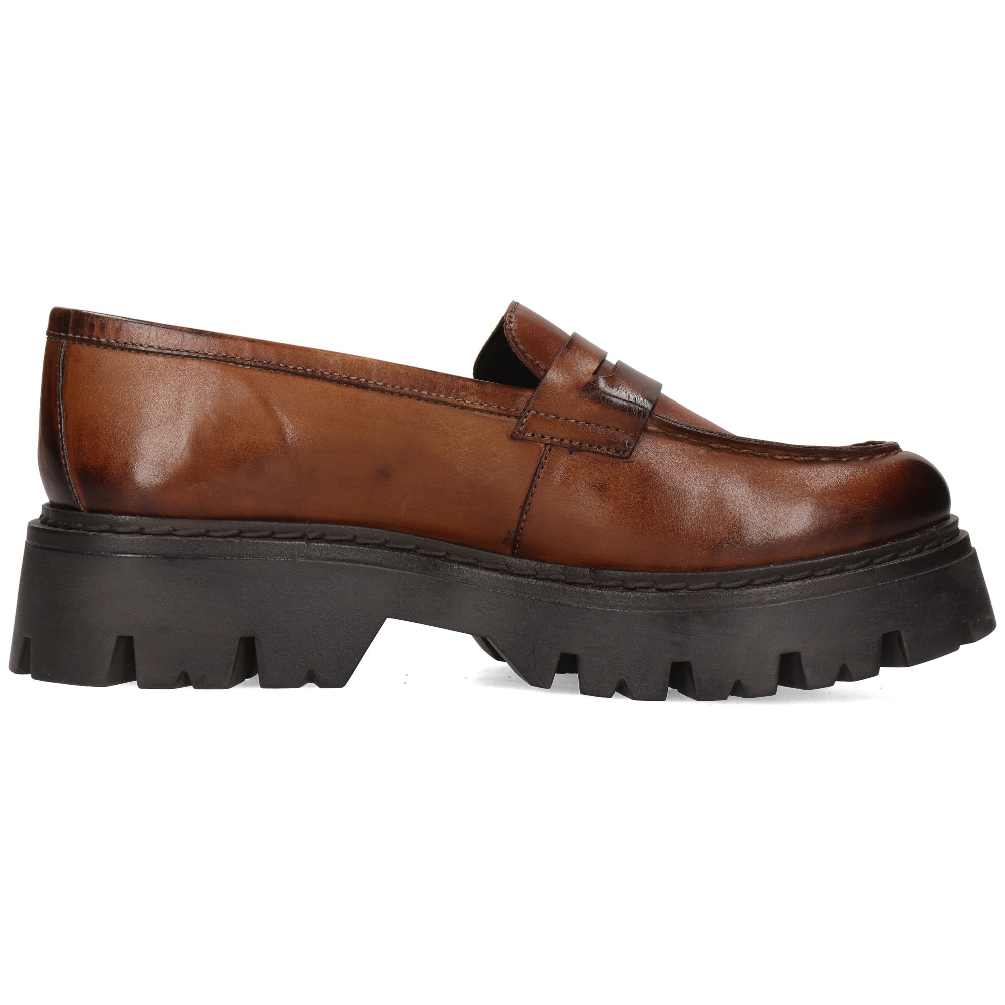 Melvin & Hamilton Thelia 7 Leder-Loafers für Damen Loafer Flache Absätze, Echtes Leder, Vegetabile Gerbung