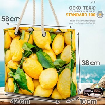 VOID Strandtasche (1-tlg), Zitronen Obst Italien Zitronen Obst Italien Zitrusfrüchte Frucht Urla