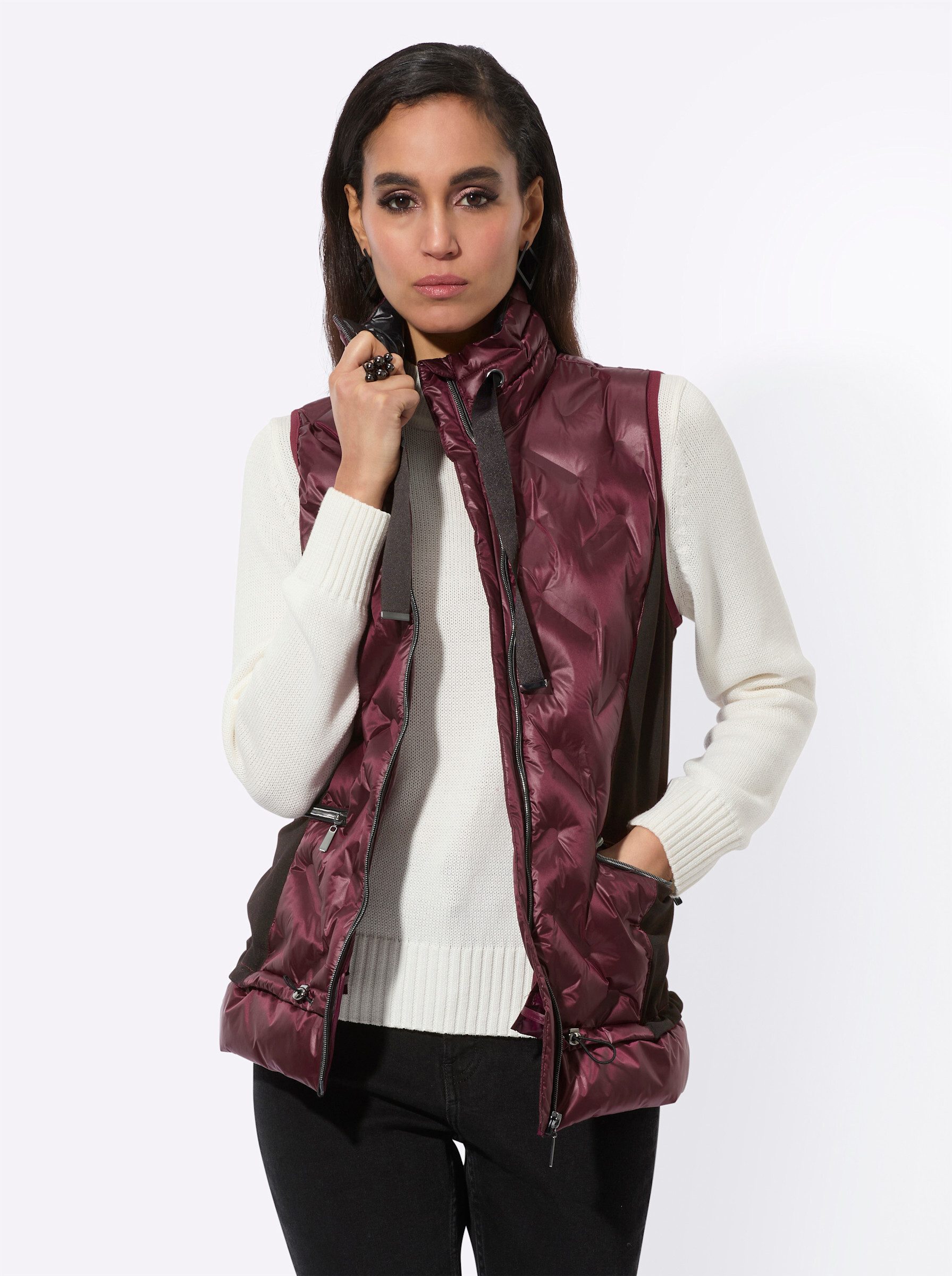 creation L Jerseyweste Steppweste . günstig online kaufen