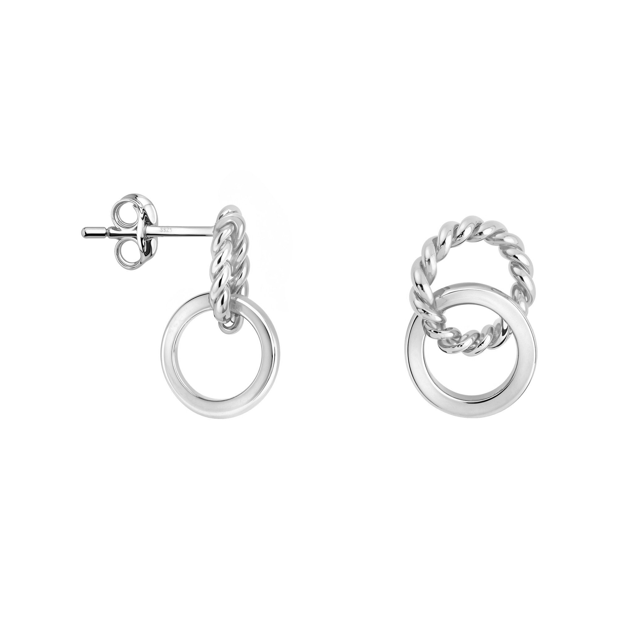 Sofia Milani Paar Ohrstecker Kreis, 925 Silber Damen Schmuck - E1337 günstig online kaufen