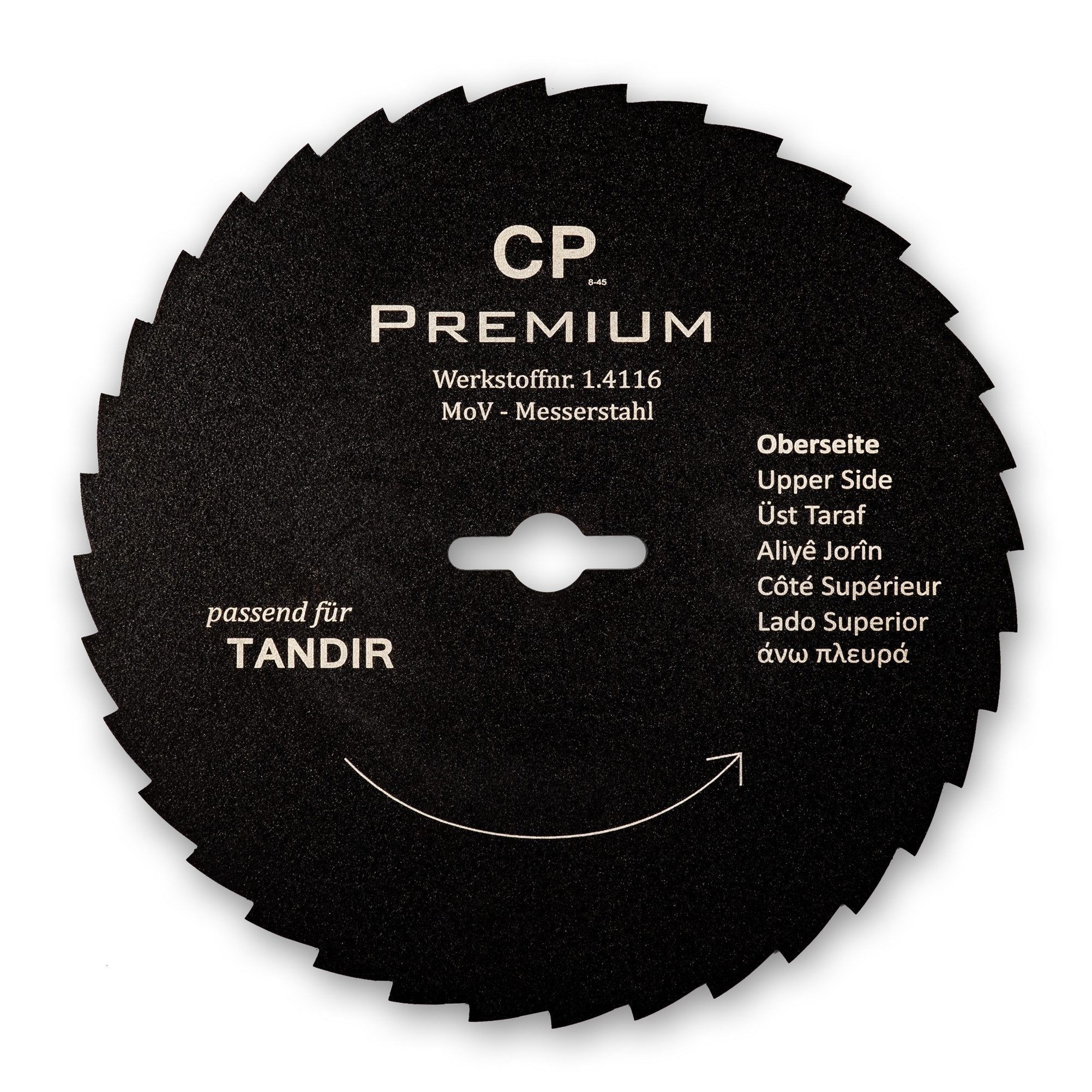 Gastronics Dönergrill Kreismesser für Tandir 120 Teflon Dönermesser / Gyrosmesser