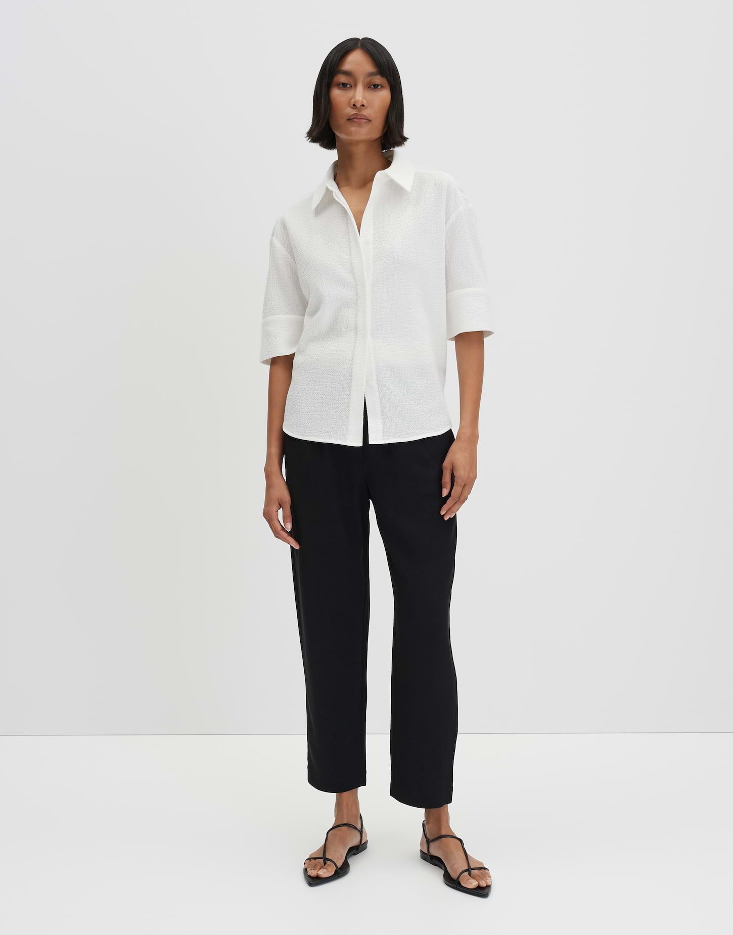 someday Kurzarmbluse ZUBLIANA Regular aus Baumwolle