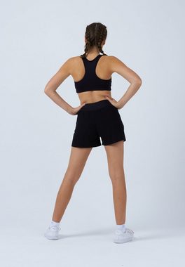 SPORTKIND Funktionsshorts Advantage Tennis Shorts mit Ballhalter Mädchen & Damen schwarz