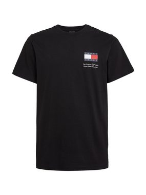 Tommy Jeans T-Shirt TJM SLIM ESSENTIAL FLAG TEE EXT mit Rundhalsausschnitt