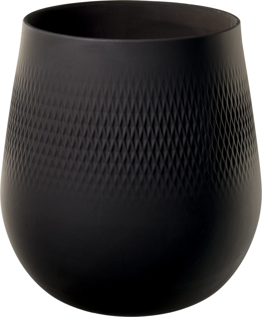 Villeroy & Boch Dekovase Manufacture Collier noir Vase No.1 Carré groß (Vas günstig online kaufen