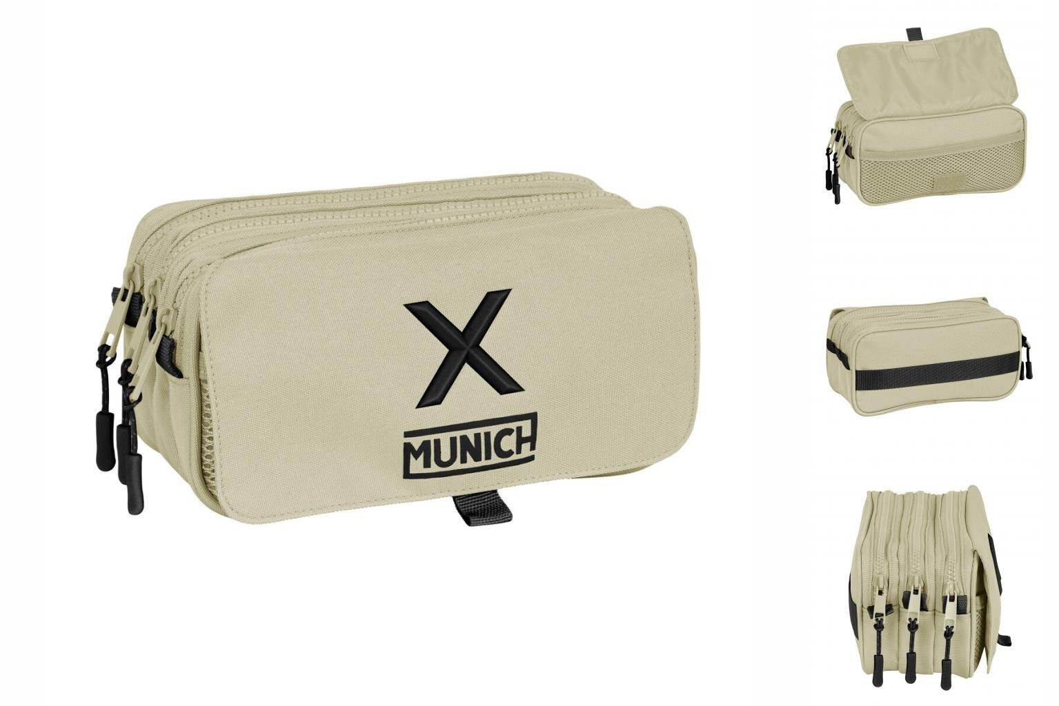 Topo 21,5 Munich Dreifaches 8 x x 10 Munich cm Federtasche Mehrzweck-Etui