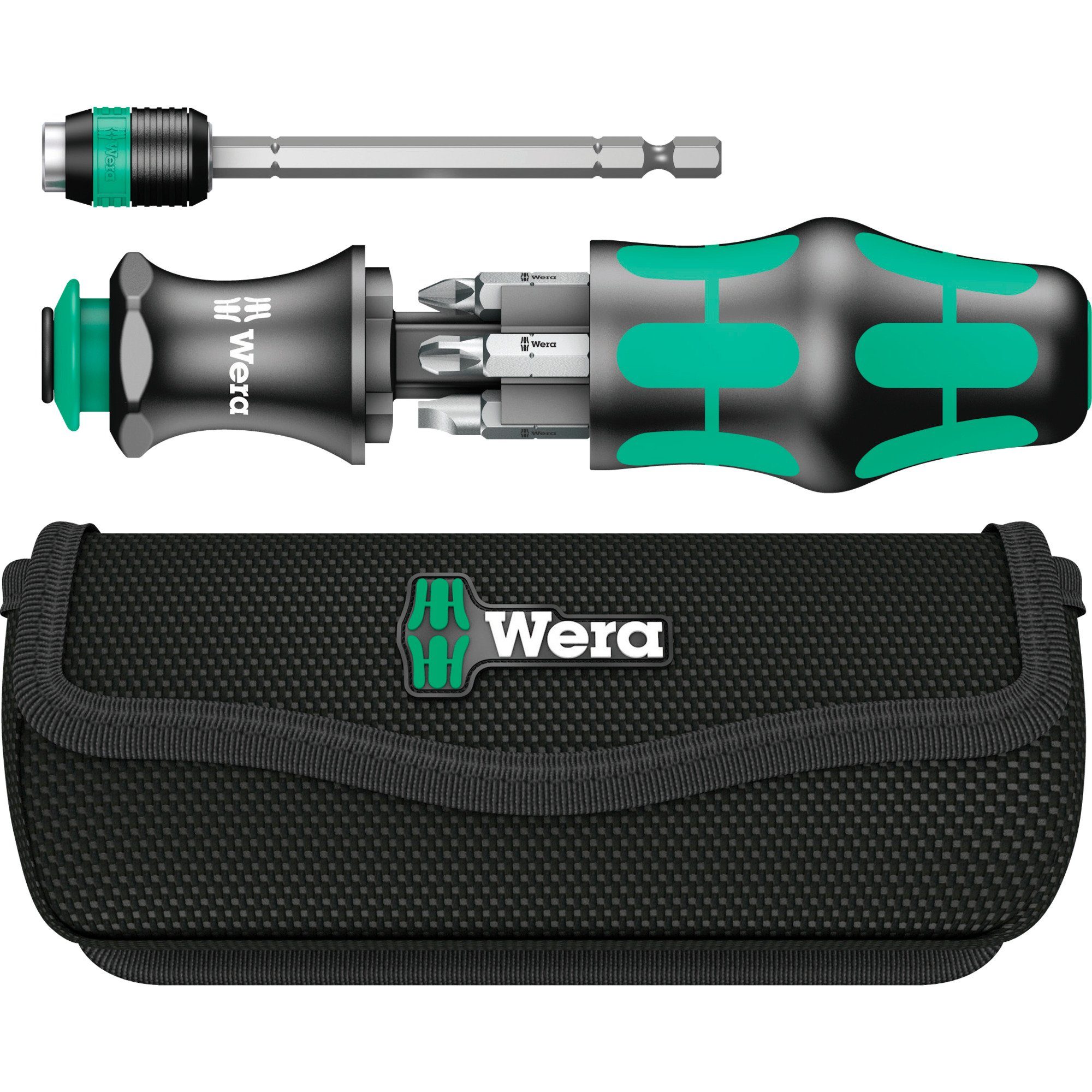 Wera 7-teilig Bit-Set Kompakt 25, Kraftform Wera